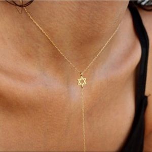 ✨New✨ Star Of David Choker Lariat Necklace✨